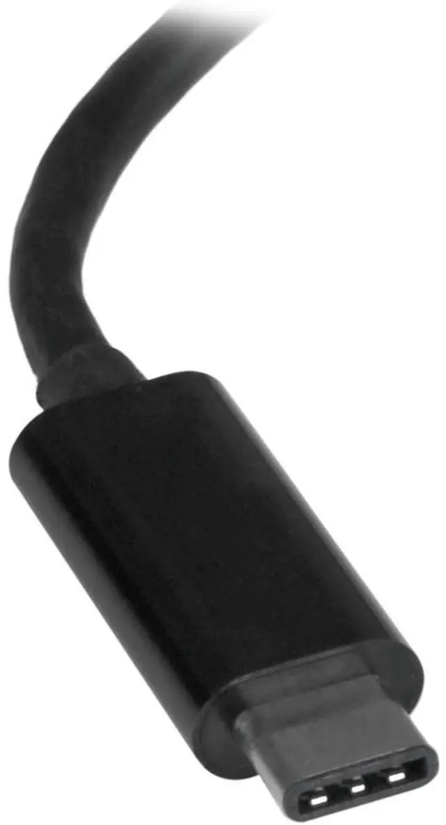 Alt view image 3 of 3 - StarTech US1GC30B USB-C to Gigabit Ethernet Adapter - Black - Thunderbolt 3 Port Compatible - USB Type C Network Adapter