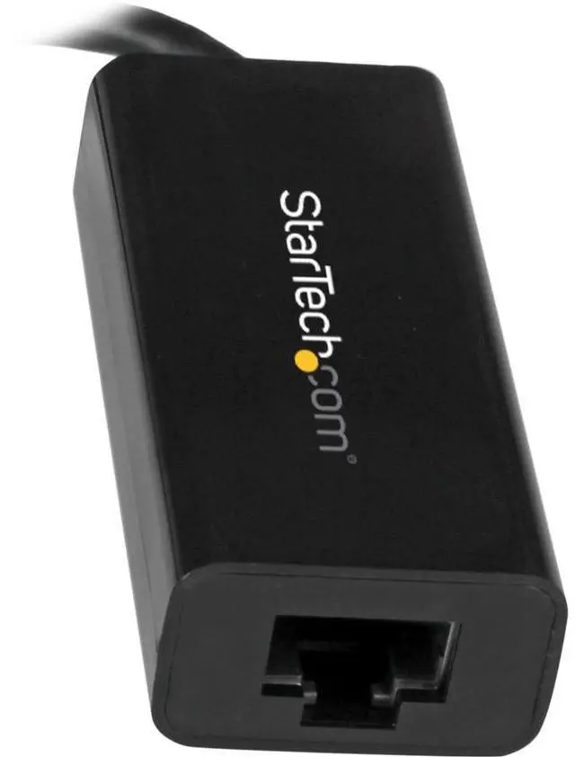 Alt view image 2 of 3 - StarTech US1GC30B USB-C to Gigabit Ethernet Adapter - Black - Thunderbolt 3 Port Compatible - USB Type C Network Adapter