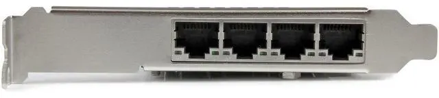 Alt view image 2 of 4 - StarTech.com 4-Port Gigabit Ethernet Network Card w/ Intel Chip, PCI Express, Intel I350 NIC - Quad Port PCIe