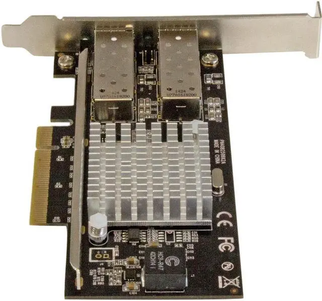 Alt view image 3 of 4 - StarTech.com 10G Network Card, 2x 10G Open SFP+ Multimode LC Fiber Connector, Intel 82599 Chip