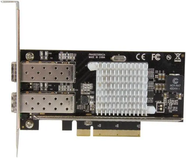 Alt view image 2 of 4 - StarTech.com 10G Network Card, 2x 10G Open SFP+ Multimode LC Fiber Connector, Intel 82599 Chip