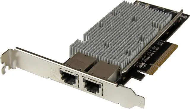 Main image of StarTech.com 10G Network Card - 2 port - NBASE-T - RJ45 Port - Intel X550 chipset - Ethernet Card - Intel NIC Card