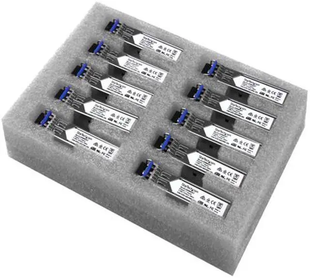 Alt view image 6 of 6 - StarTech.com Cisco GLC-LH-SMD Compatible SFP Module 10 Pack - 1000BASE-LX/LH 1GbE Gigabit Ethernet Single Mode Fiber SMF Optic Transceiver
