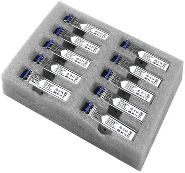 Alt view image 6 of 6 - StarTech.com GLCLHSM10PST Cisco GLC-LH-SM Compatible SFP Module - 1000BASE-LX/LH Fiber Transceiver - GLCLHSM10PST - 10 Pack