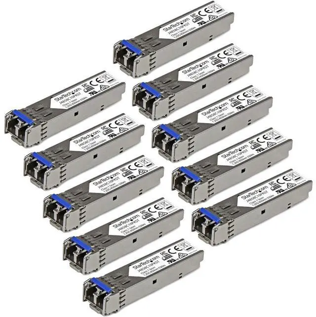 Alt view image 4 of 4 - StarTech.com 10 Pack HPE J4859C Compatible SFP Module 1000BASE-LX - 1GbE Gigabit Ethernet Single Mode/Multi Mode Fiber Transceiver - 10km