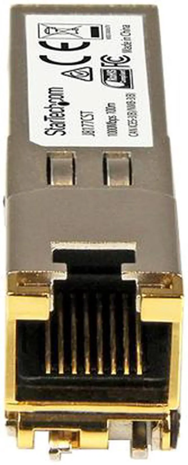 Alt view image 2 of 3 - StarTech.com J8177CST HP J8177C Compatible SFP Module - 1000BASE-T RJ45 Copper Transceiver - J8177CST