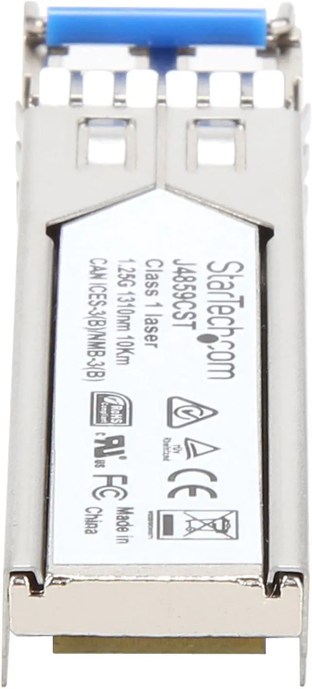 Alt view image 4 of 7 - StarTech.com HPE J4859C Compatible SFP Module - 1000BASE-LX - 1GE Gigabit Ethernet SFP 1GbE Single Mode/Multi Mode Fiber Transceiver, 10km