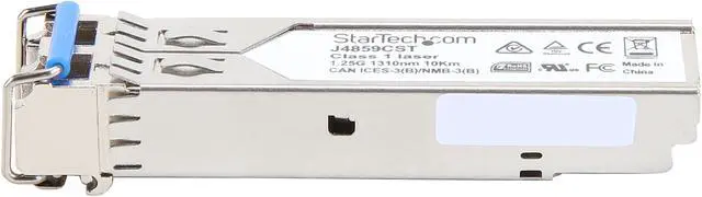 Alt view image 5 of 7 - StarTech.com HPE J4859C Compatible SFP Module - 1000BASE-LX - 1GE Gigabit Ethernet SFP 1GbE Single Mode/Multi Mode Fiber Transceiver, 10km