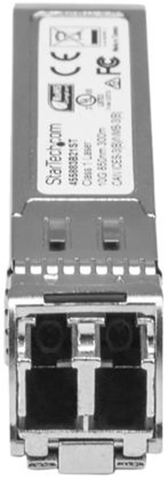 Alt view image 3 of 3 - StarTech.com HPE 455883-B21 Compatible SFP+ Module - 10GBASE-SR - 10GE Gigabit Ethernet SFP+ 10GbE Multi Mode Fiber Optic Transceiver 300m