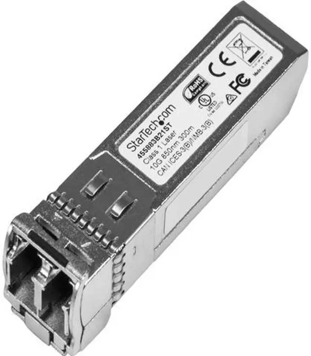 Main image of StarTech.com HPE 455883-B21 Compatible SFP+ Module - 10GBASE-SR - 10GE Gigabit Ethernet SFP+ 10GbE Multi Mode Fiber Optic Transceiver 300m