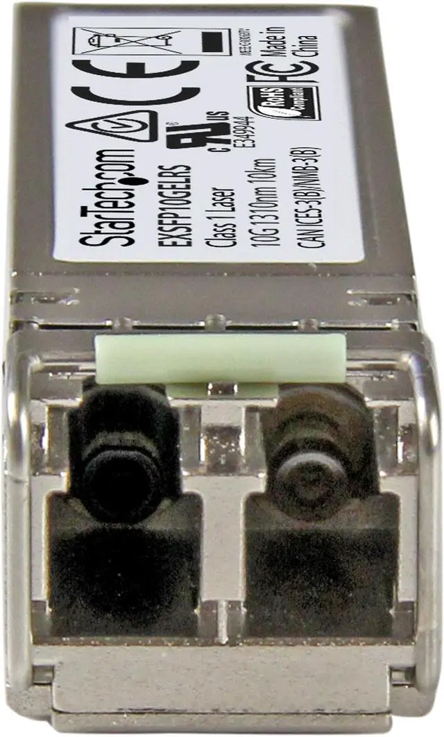 Alt view image 2 of 3 - StarTech.com Juniper EX-SFP-10GE-LR Compatible SFP+ Module, 10GBASE-LR Fiber Optical Transceiver