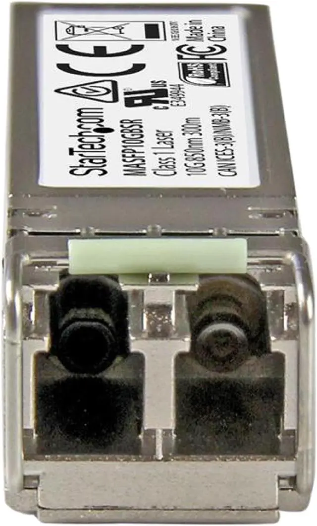 Alt view image 2 of 2 - StarTech.com MASFP10GBSR Cisco Meraki MA-SFP-10GB-SR Compatible SFP+ Module - 10GBASE-SR Fiber Optical Transceiver - MASFP10GBSR