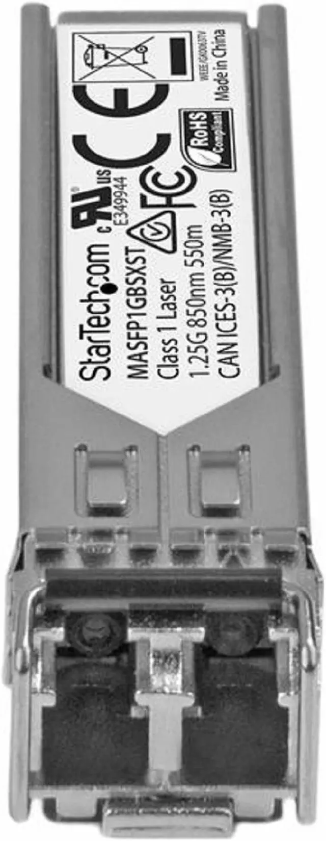 Alt view image 2 of 3 - StarTech.com Cisco Meraki MA-SFP-1GB-SX Comp. SFP Module - 1000BASE-SX - 1GbE Gigabit Ethernet SFP Multimode Fiber MMF Optic Transceiver