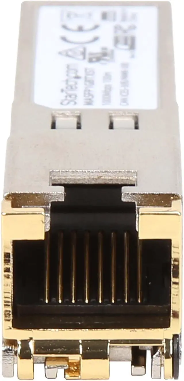 Alt view image 2 of 7 - StarTech.com MASFP1GBTXST Cisco Meraki MA-SFP-1GB-TX Compatible SFP Module -100BASE-TX RJ45 Copper Transceiver - MASFP1GBTXST