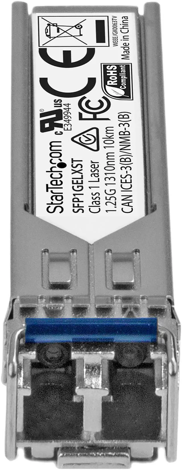 Alt view image 2 of 3 - StarTech.com Juniper SFP-1GE-LX Compatible SFP Module, 1000BASE-LX Fiber Optical Transceiver