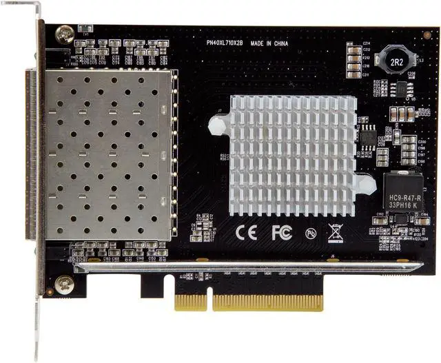 Alt view image 2 of 5 - StarTech PEX10GSFP4I StarTech.com SFP+ Server Network Card - 4 Port Nic Card - Intel XL710 Chip - PCIe Netword Card - 10 Gigabit Ethernet Card