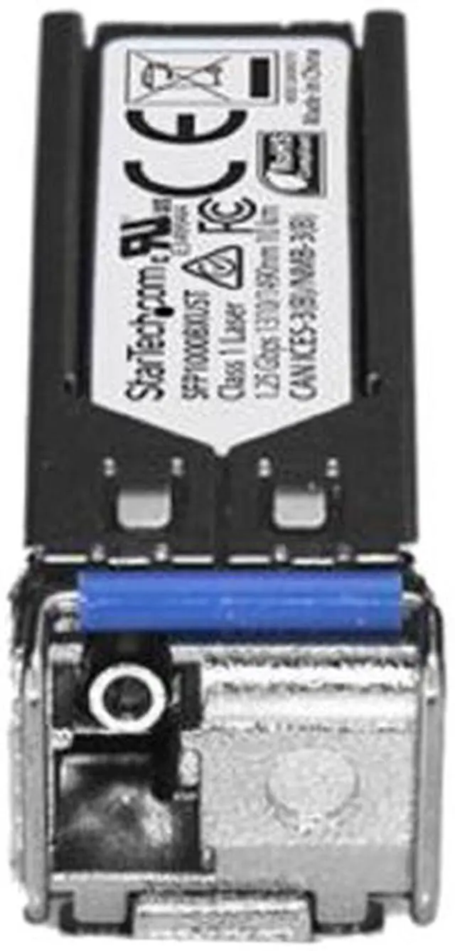 Alt view image 3 of 3 - StarTech.com SFP1000BXUST 1000BASE-BX Upstream SFP Transceiver Module - 1 Gbps - 10 km - MSA Compliant Fiber SFP