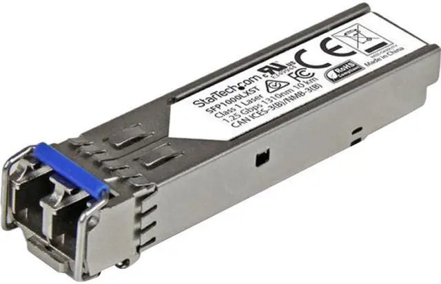 Main image of StarTech.com MSA Uncoded SFP Module - 1000BASE-LX - 1GE Gigabit Ethernet SFP 1GbE Single Mode Fiber (SMF) Optic Transceiver
