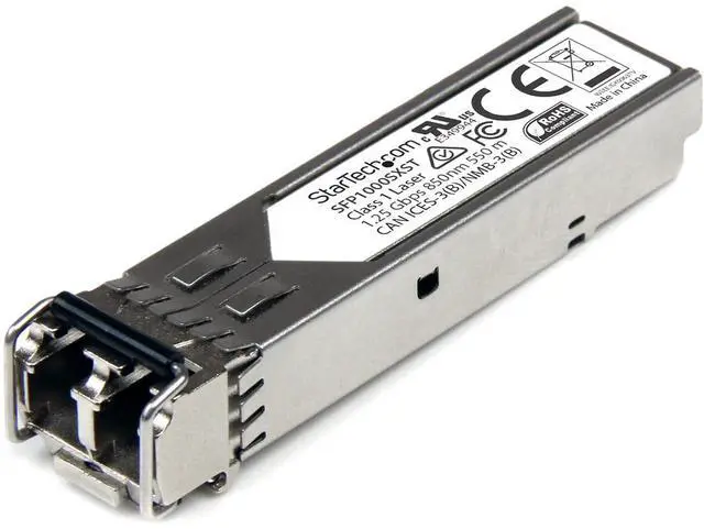 Main image of StarTech.com MSA Uncoded SFP Module - 1000BASE-SX - 1GE Gigabit Ethernet SFP 1GbE Multi Mode Fiber (MMF) Optic Transceiver - 550m DDM
