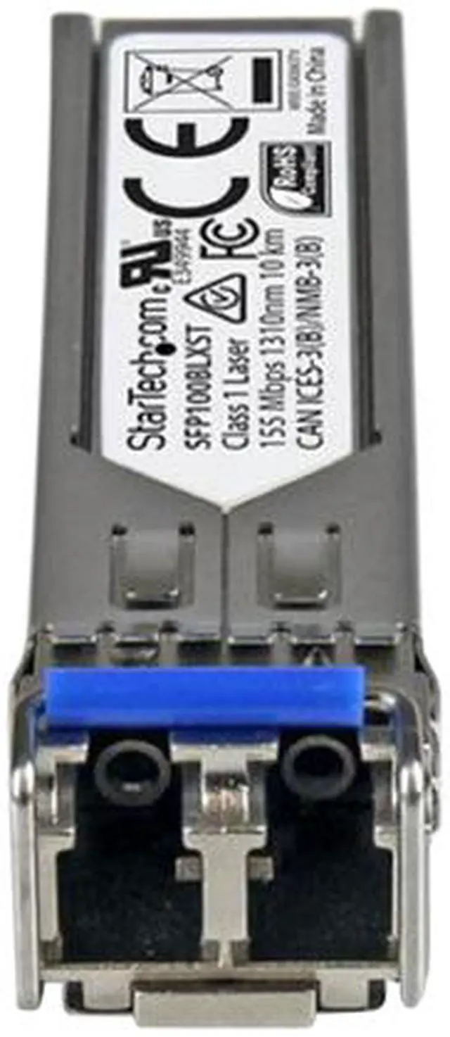 Alt view image 3 of 4 - StarTech.com SFP100BLXST 100BASE-LX SFP Transceiver Module - 100 Mbps - 10 km - MSA Compliant Fiber SFP