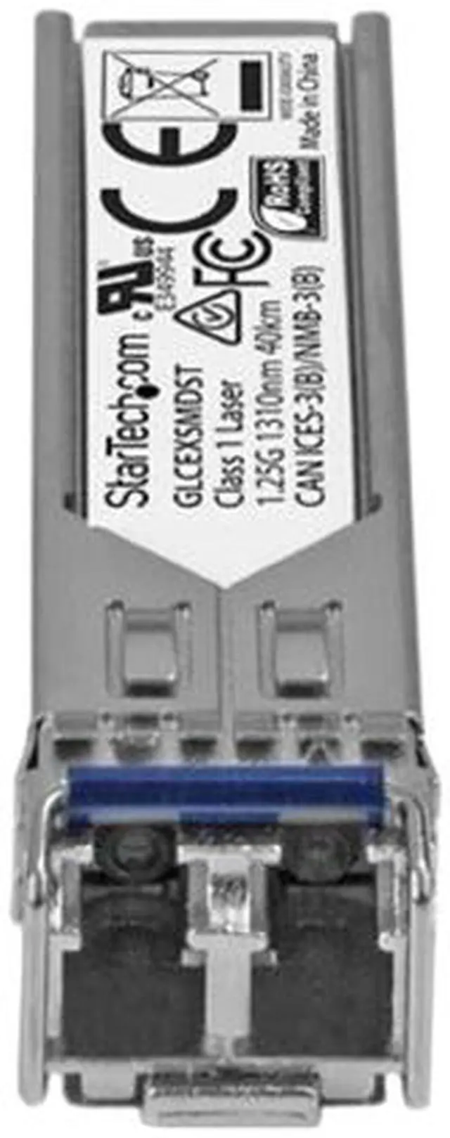 Alt view image 2 of 3 - StarTech.com SFP1000EXST 1000BASE-EX SFP Transceiver Module - 1 Gbps - 40 km - MSA Compliant Fiber SFP