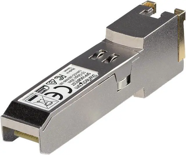Alt view image 2 of 3 - StarTech.com Cisco SFP-10GB-T-X Compatible SFP+ Module - 10GBASE-T - 10GE Gigabit Ethernet SFP+ SFP to RJ45 Cat6/Cat5e Transceiver - 30m