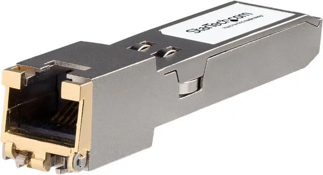 Main image of StarTech.com HPE JL563A Compatible SFP+ Module - 10GBASE-T - 10GE Gigabit Ethernet SFP+ to RJ45 Cat6/Cat5e - 30m