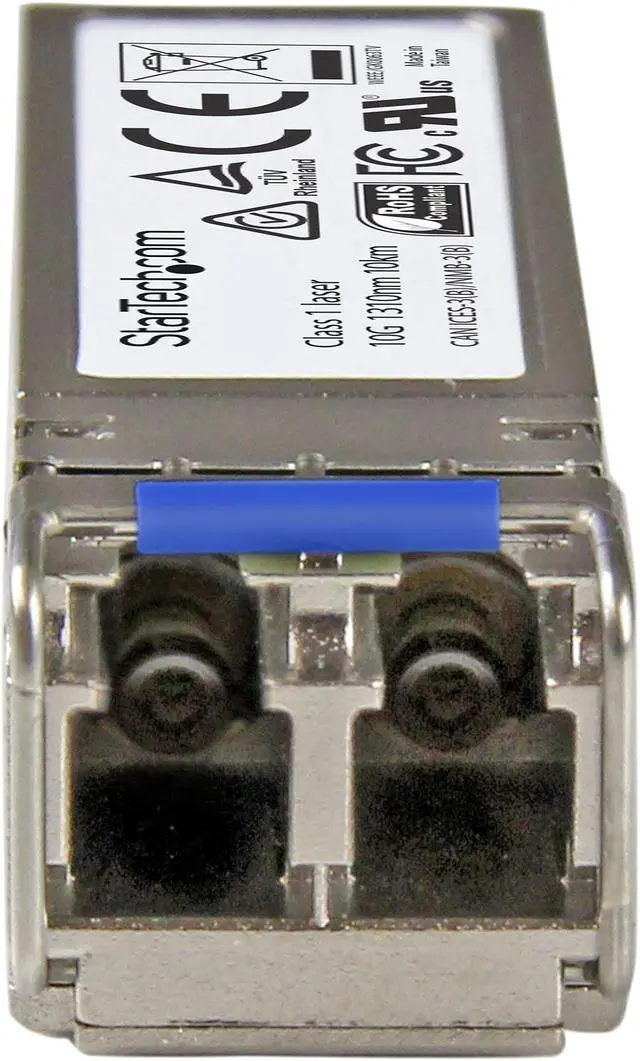 Alt view image 2 of 3 - StarTech.com SFPP10GELRST Juniper SFPP-10GE-LR Compatible SFP+ Module - 10GBase-LR Fiber Optical Transceiver 10 Gbps LC