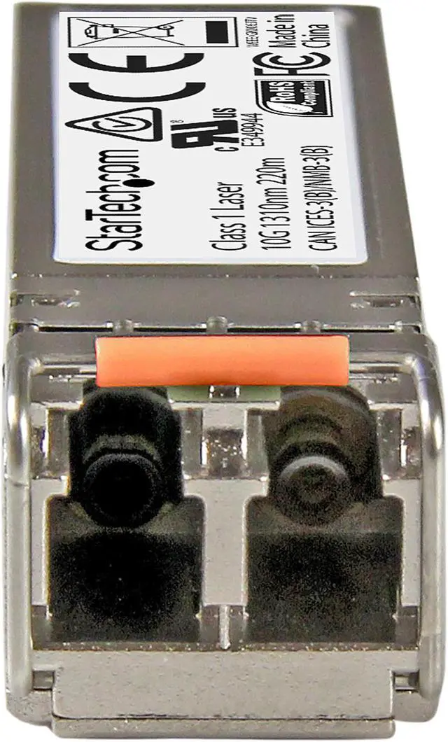 Alt view image 2 of 3 - StarTech.com SFPP10GELRMS Juniper SFPP-10GE-LRM Compatible SFP+ Module - 10GBase-LRM Fiber Optical Transceiver 10 Gbps LC