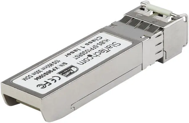 Alt view image 2 of 4 - StarTech.com Dell EMC SFP-10G-SR Compatible SFP+ Module - 10GBASE-SR - 10GE SFP+ 10GbE Multimode Fiber MMF Optic Transceiver - 400m DDM