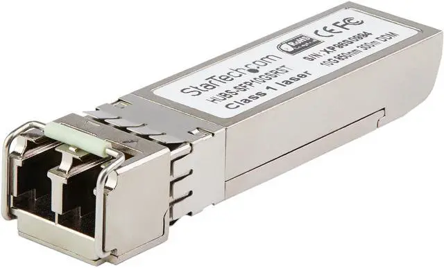 Main image of StarTech.com Dell EMC SFP-10G-SR Compatible SFP+ Module - 10GBASE-SR - 10GE SFP+ 10GbE Multimode Fiber MMF Optic Transceiver - 400m DDM
