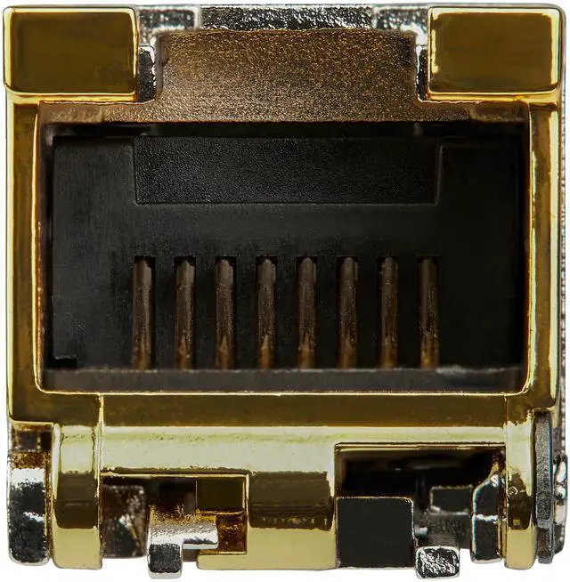 Alt view image 2 of 4 - StarTech.com Cisco GLC-TE Compatible Module - SFP to RJ45 - 1000BASE-T 1G Copper Cat6/Cat5e Industrial Transceiver - Extended Temp 100m