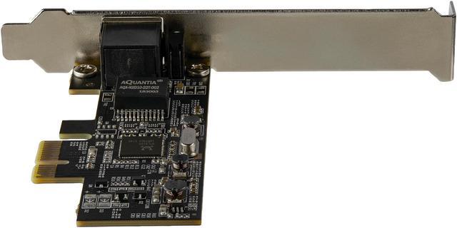 Alt view image 4 of 5 - StarTech.com 1 Port 2.5Gbps 2.5GBASE-T PCIe Network Card x1 PCIe - Windows, MacOS & Linux - PCI Express LAN Card - RTL8125 (ST2GPEX)
