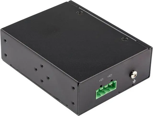 Alt view image 3 of 5 - StarTech.com IESC1G50UP Industrial 5 Port Gigabit PoE Switch - 30W - Power Over Ethernet Switch - Hardened GbE PoE+ Unmanaged Switch - Rugged High Power Gigabit Network Switch IP-30/-40°C to 75°C