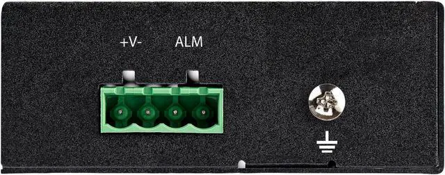 Alt view image 5 of 5 - StarTech.com PoE+ Industrial Fiber to Ethernet Media Converter 60W - SFP to RJ45 - SM/MM Fiber to Gigabit Copper IP-30