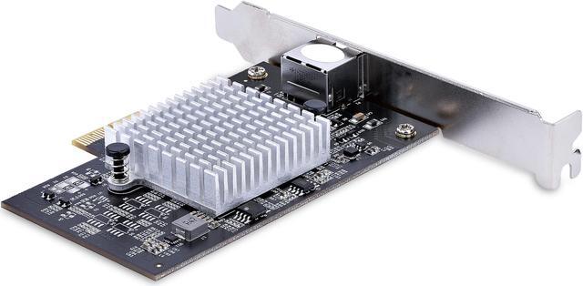 Alt view image 2 of 5 - StarTech.com 1-Port 10Gbps PCIe Network Adapter Card, Network Card for PC/Server, PCIe Ethernet Card w/Jumbo Frame, NIC/LAN Interface Card