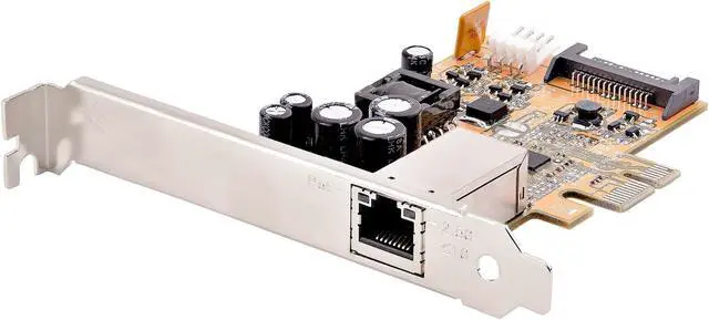 Main image of StarTech.com 1 Port 2.5Gbps PoE Network Card, PCIe Ethernet Card w/RJ45, 30W 802.3at PoE NIC for Desktops/Servers ST1000PEXPSE