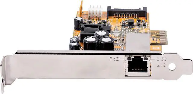 Alt view image 3 of 6 - StarTech.com 1 Port 2.5Gbps PoE Network Card, PCIe Ethernet Card w/RJ45, 30W 802.3at PoE NIC for Desktops/Servers ST1000PEXPSE