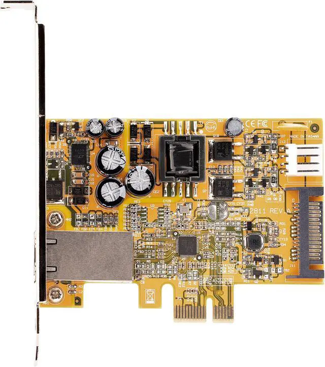 Alt view image 5 of 6 - StarTech.com 1 Port 2.5Gbps PoE Network Card, PCIe Ethernet Card w/RJ45, 30W 802.3at PoE NIC for Desktops/Servers ST1000PEXPSE