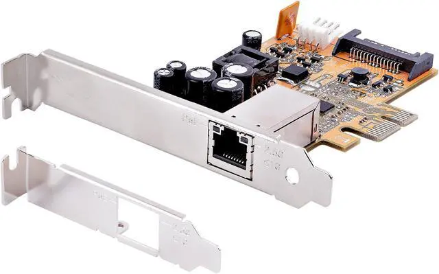 Alt view image 6 of 6 - StarTech.com 1 Port 2.5Gbps PoE Network Card, PCIe Ethernet Card w/RJ45, 30W 802.3at PoE NIC for Desktops/Servers ST1000PEXPSE