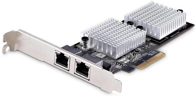 Main image of StarTech.com 2-Port 10Gbps PCIe Network Adapter Card, Network Card for PC/Server, PCIe Ethernet Card w/Jumbo Frame, NIC/LAN Interface Card