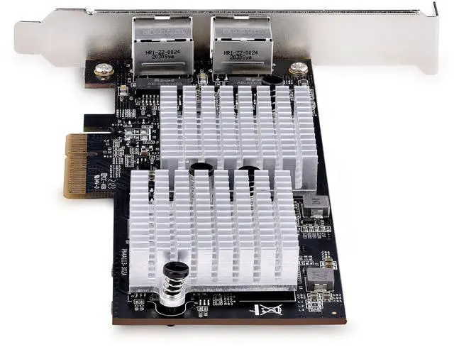 Alt view image 4 of 7 - StarTech.com 2-Port 10Gbps PCIe Network Adapter Card, Network Card for PC/Server, PCIe Ethernet Card w/Jumbo Frame, NIC/LAN Interface Card