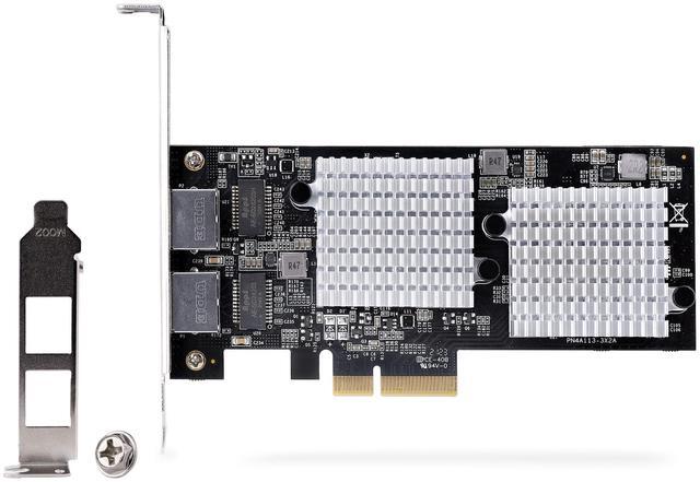 Alt view image 5 of 7 - StarTech.com 2-Port 10Gbps PCIe Network Adapter Card, Network Card for PC/Server, PCIe Ethernet Card w/Jumbo Frame, NIC/LAN Interface Card