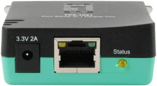 Alt view image 3 of 6 - LevelOne FPS-1031 Print Server RJ45 Parallel