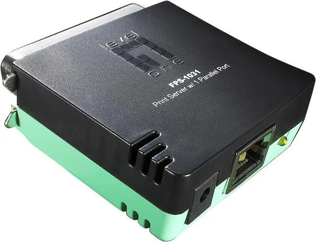 Alt view image 5 of 6 - LevelOne FPS-1031 Print Server RJ45 Parallel