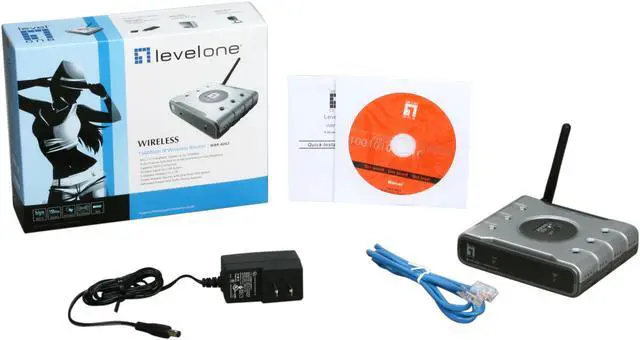 Alt view image 5 of 5 - LevelOne WBR-6002 Wireless N Broadband Router Up to 150Mbps