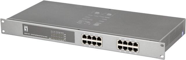 16 Port PoE Plus Switch