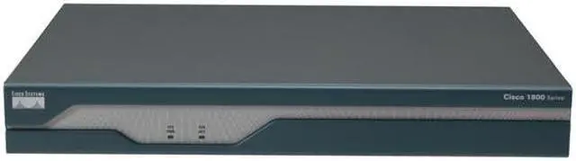 Alt view image 2 of 12 - CISCO 1800 Series CISCO1841T1 Router bundle w/ IOS IP Base 2 x 10/100Mbps LAN Ports