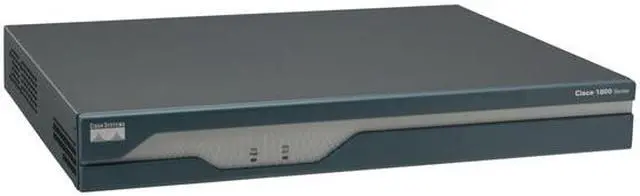 Alt view image 3 of 12 - CISCO 1800 Series CISCO1841T1 Router bundle w/ IOS IP Base 2 x 10/100Mbps LAN Ports