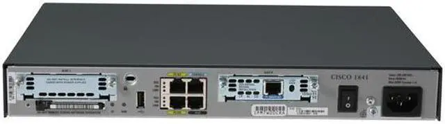 Alt view image 6 of 12 - CISCO 1800 Series CISCO1841T1 Router bundle w/ IOS IP Base 2 x 10/100Mbps LAN Ports